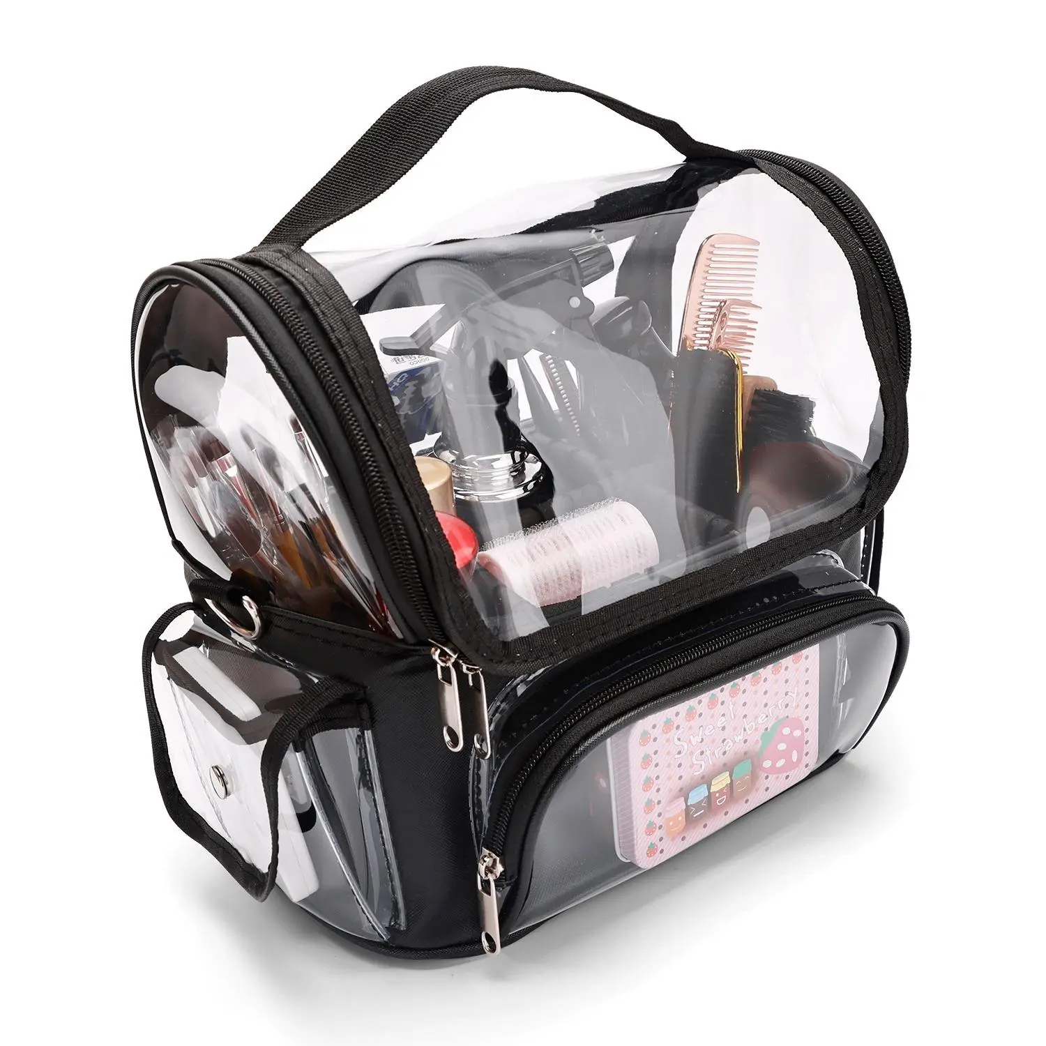 Makeup Brush Storage Bag, Waterproof Multi-Functional Cosmetic Bag, Portable Cosmetic Storage Bag, Travel Essentials, Cosmetics Bag