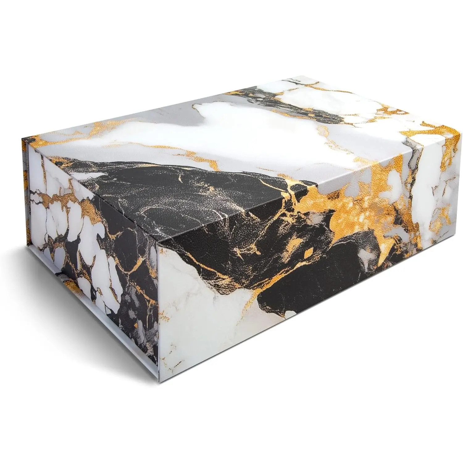Luxury   Box, Marble  11.5" x 7.5" x 3.5" | Marble  Decorative Boxes for Presents, Wedding Memory Box, and Bridal Gifts