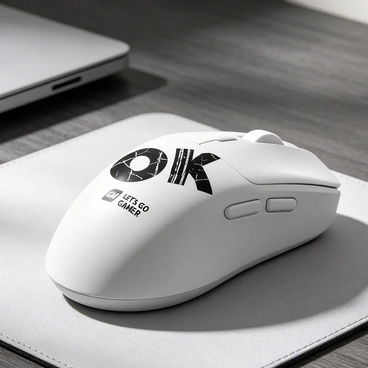MOFii M16 Tri‑Mode Wireless Gaming Mouse, OK Trendy Styling, 2.4G Bluetooth Wired 3‑Mode Connection, Lightweight Mouse for Office & Gaming