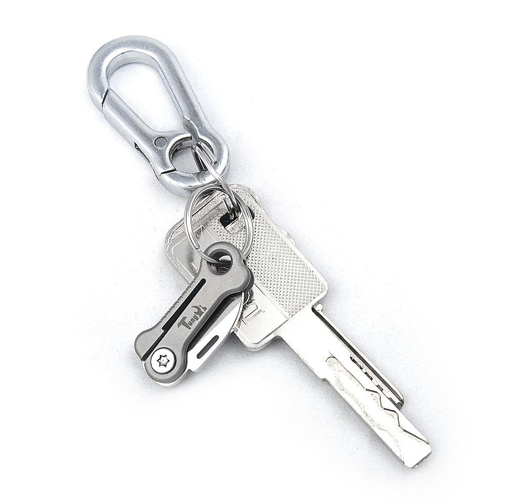 Mini Folding Pocket Knife, EDC Tiny Bone Shape Package Knife, Small Stainless Steel Blade with Titanium Alloy Handle, Ultra Compact and Lightweight for Daily Carry