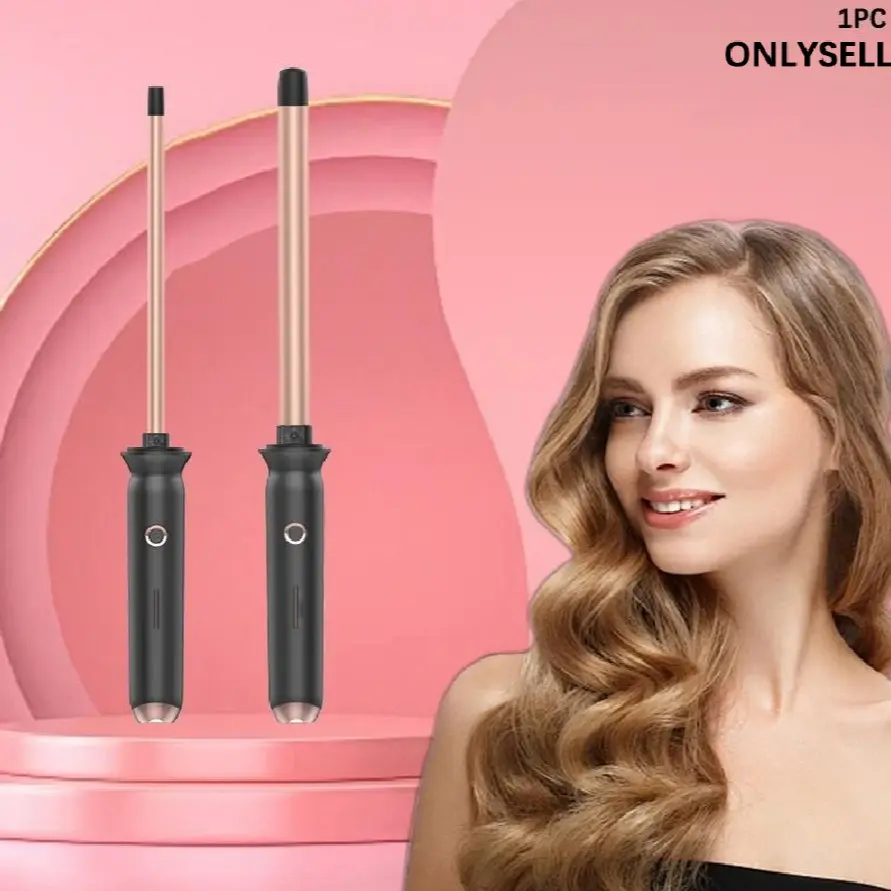 Portable Lightweight Ultra-Fine Curling Iron, Hair Styler, Curler, Constant Temperature, Heat-Resistant Handle, Non-Damaging, Slip-Proof, Ideal for Travel & Home Use