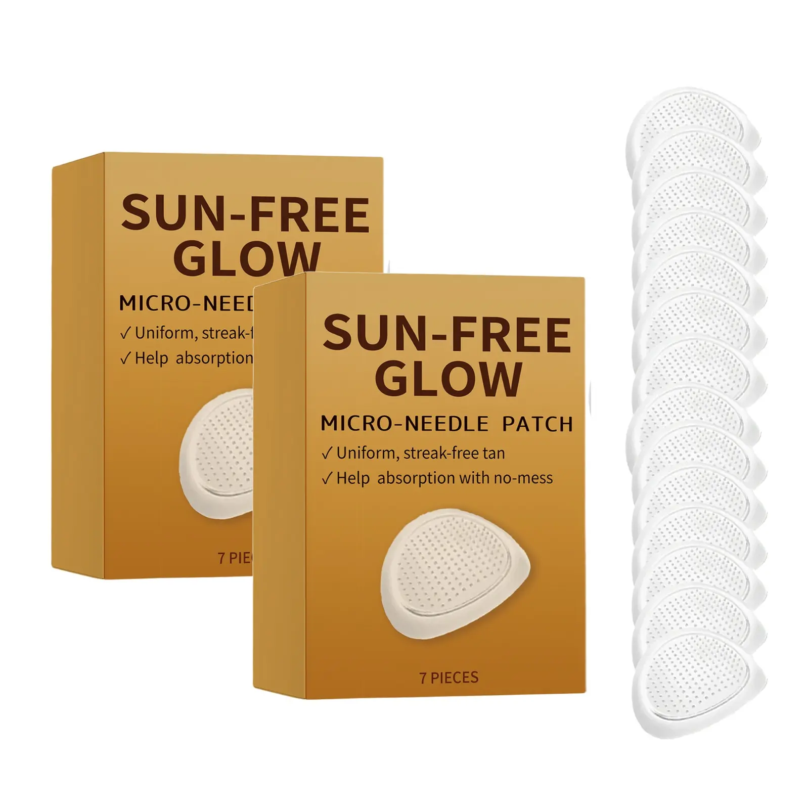 New Sunscreen Bronzing Glow Stickers, Self-Tanning Stickers for Natural Even Tan, Suitable for All Skin Types, Summer Moisturizing Care, Natural Self Tanner, Tanning Products