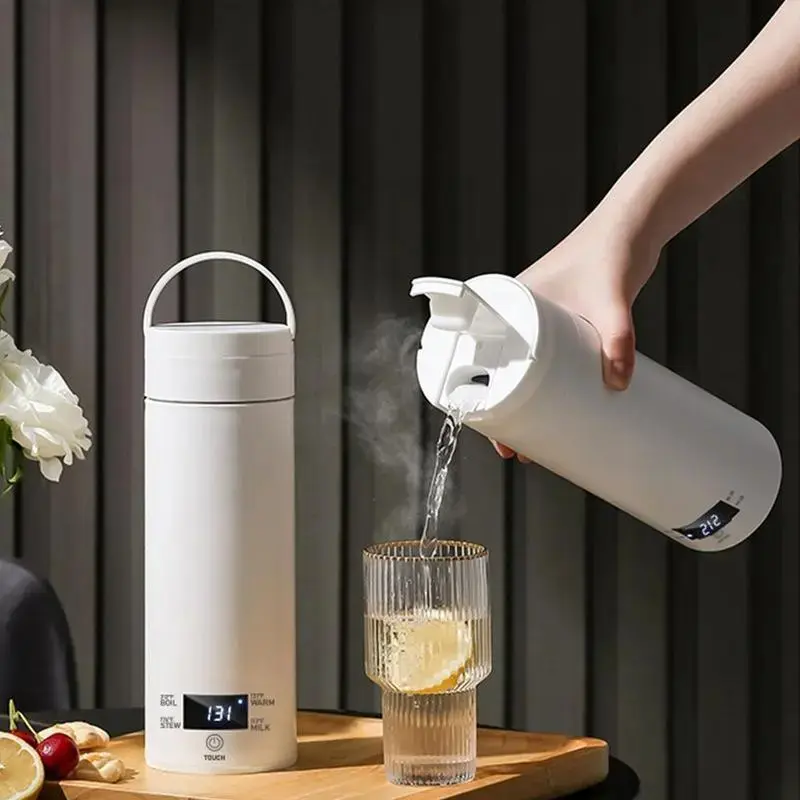 Portable Electric Kettle, Travel Electric Kettle, Water Heater with 4 Temperature Controls, Mini Tea Coffee Kettle, Thermostatic Kettle, Household Appliances for Home Kitchen