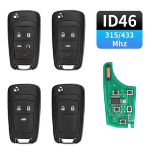 For Chevrolet Cruze Aveo Epica Lova Camaro Impala Trax Orlando Opel Buick ID46 Chip 315/434 Mhz 2/3/4/5 Buttons Car Remote Key