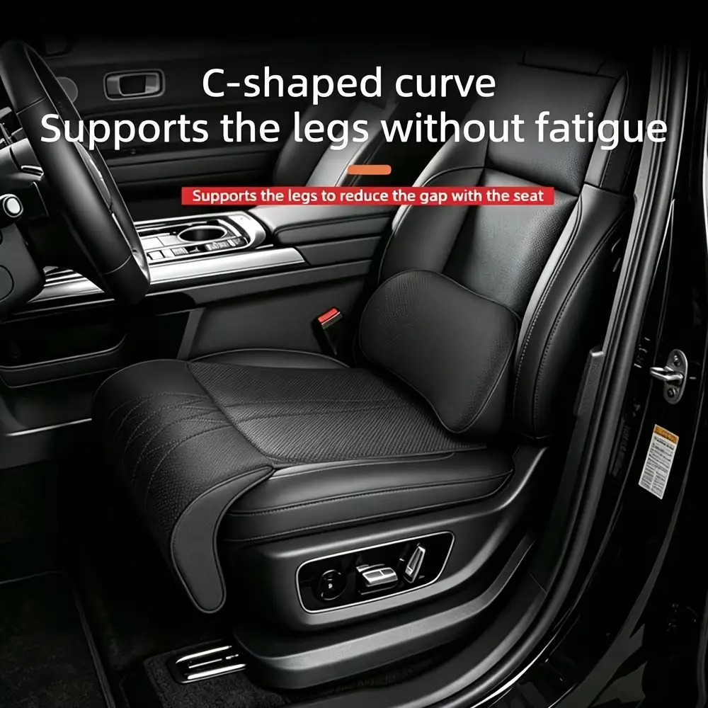 Car Leg Rest And Lumbar Support Integrated Seat Cushion for All Seasons