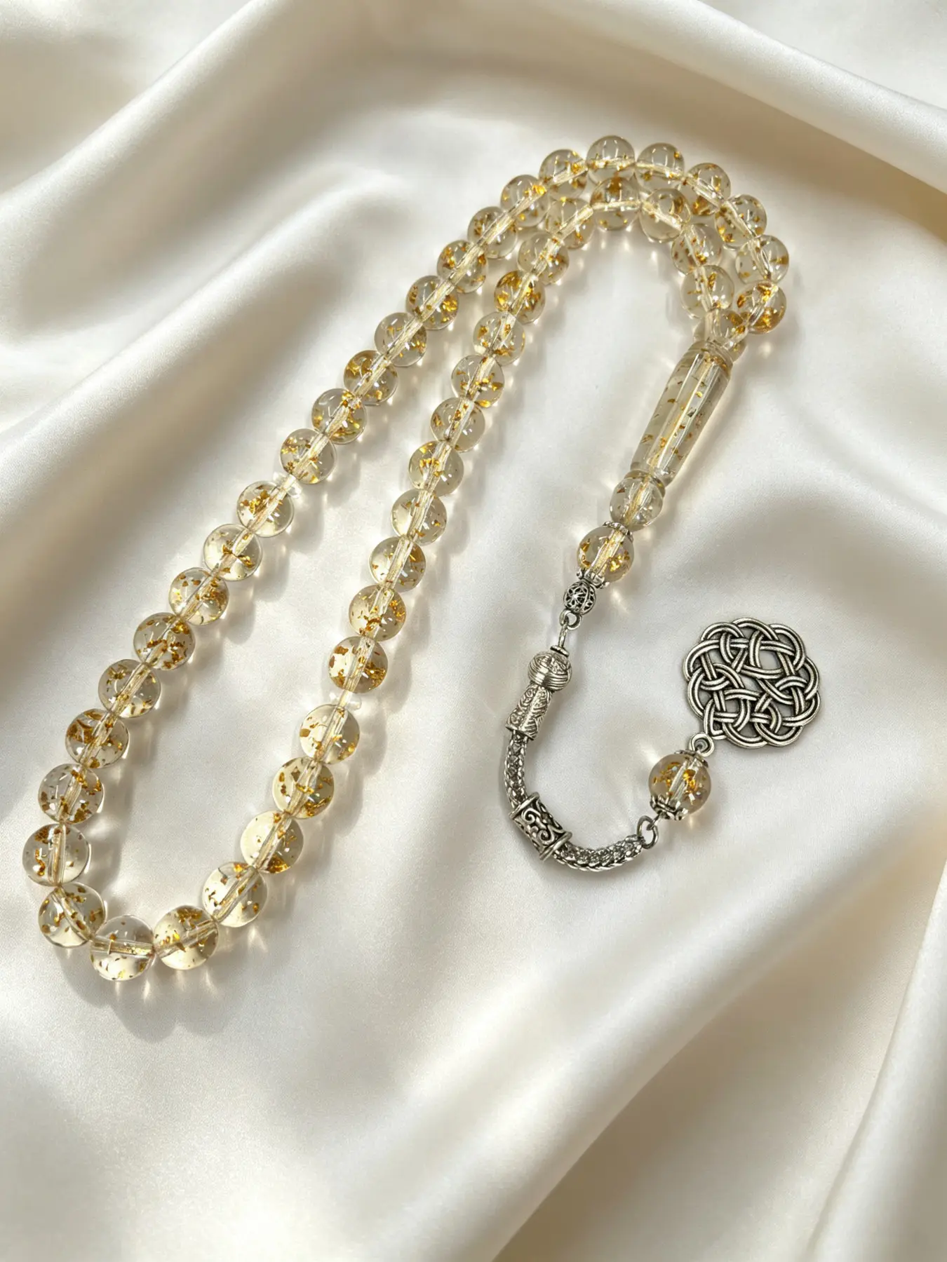 51 Beads Muslim Prayer beads, Natural Resin Praying Beads, Ideal tasbih for Daily Worship, Authentic Islamic Jewelry