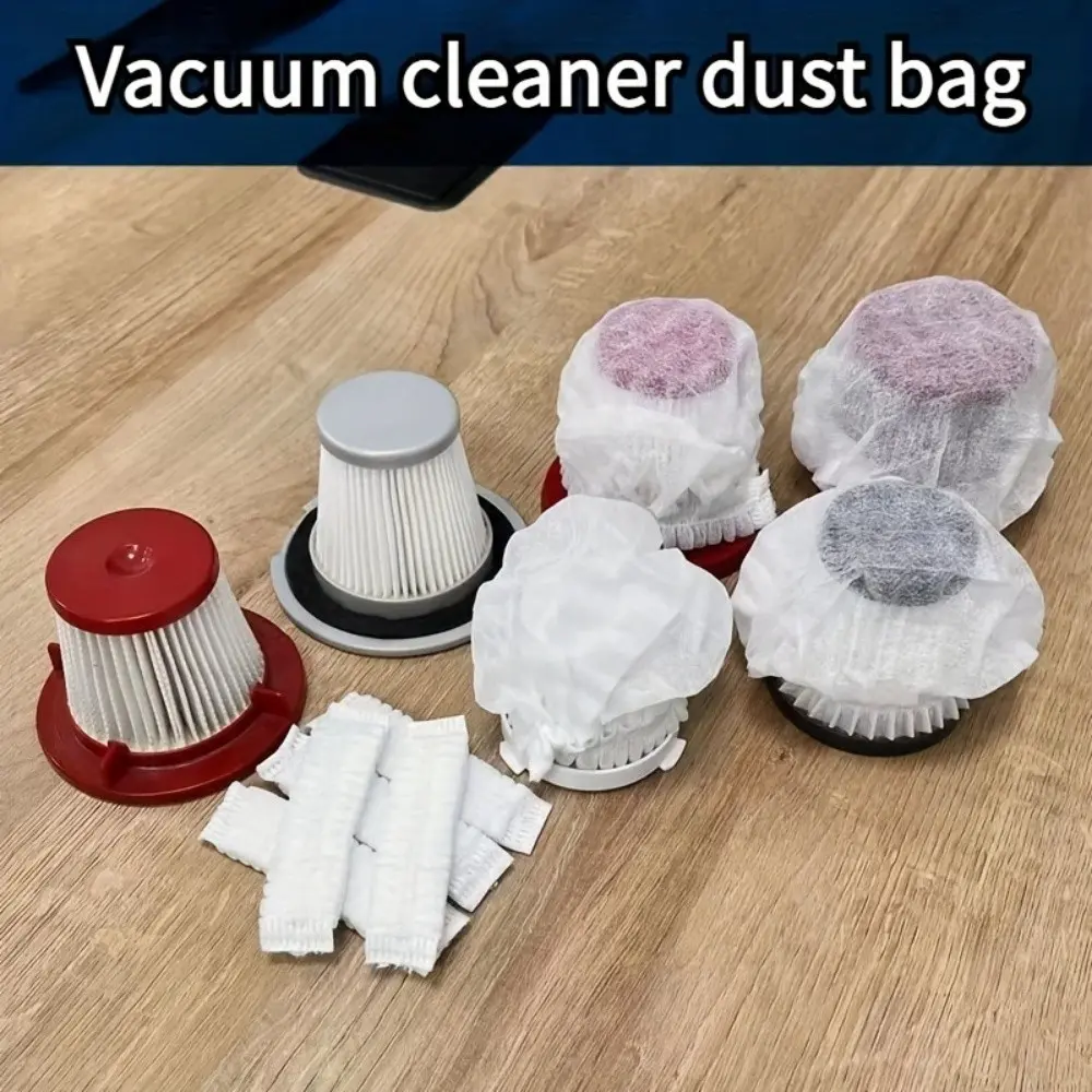50 pcs/100 pcs, disposable vacuum cleaner filter  dust cover, non-woven vacuum cleaner filter accessories.Very suitable for household and office vacuum cleaners, universal vacuum cleaner accessories.
