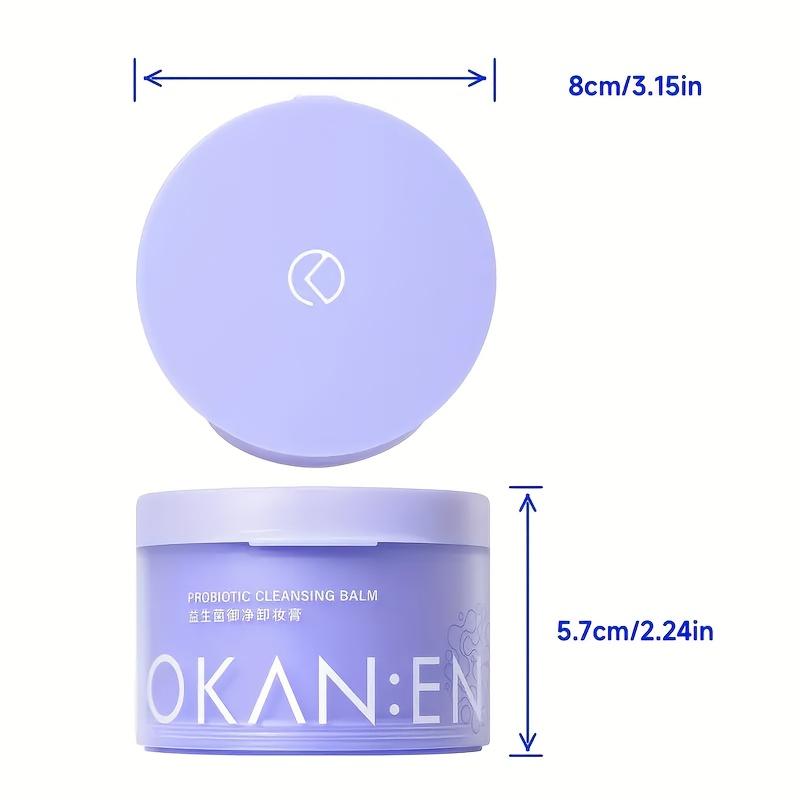 Gentle Cleansing Balm, Makeup Remover Balm, Probiotic Cleansing Balm, Gentle, Deep Cleansing, 4.06oz, Moisturizing for All Skin Types