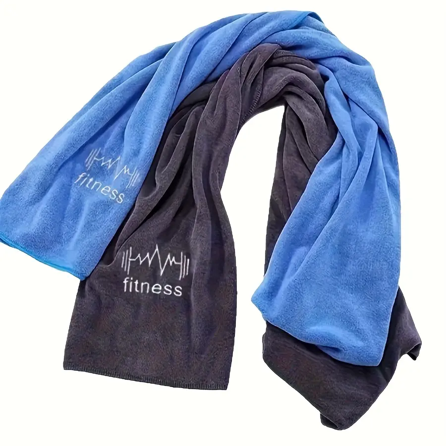 1pc/2pcs Quick-Dry Towels, Ultra-Absorbent, Large Size, Very Suitable for Bathroom, Gym, Running, Swimming, Cycling, Hanging Or Laying on Fitness Equipment Sports Towel, Sweat Towel