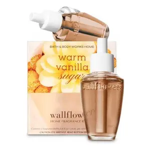 Wallflowers Fragrance Bulbs 2 Pack, 0.8 Oz Each, Vanilla Sugar Scent, Plug-in Air Freshener Refills for Home