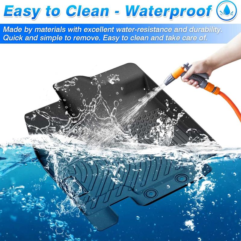 Canvcle All Weather Floor Mats & Cargo Liner for Elantra & Elantra N 2021-2025 Gas Model Heavy Duty TPE Anti-Slip Scratch Resistant Car Accessories Eco-Friendly & Durable