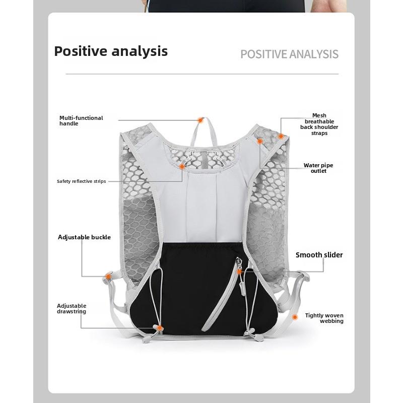 Outdoor cycling backpack Men's and women's multi-functional sports mountaineering bag Travel bag Hiking bag, backpack