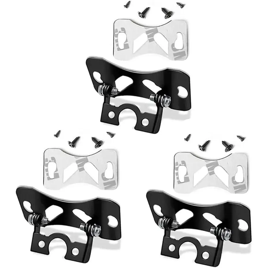 3 Pack  Rear Camera Holder Mounting Bracket Auto  Cam Rearview Camera Mount Stand  SUV  RV Backup DVR  Reverse View Base 2in1 Windshield Window Mirror Sticker + Screws