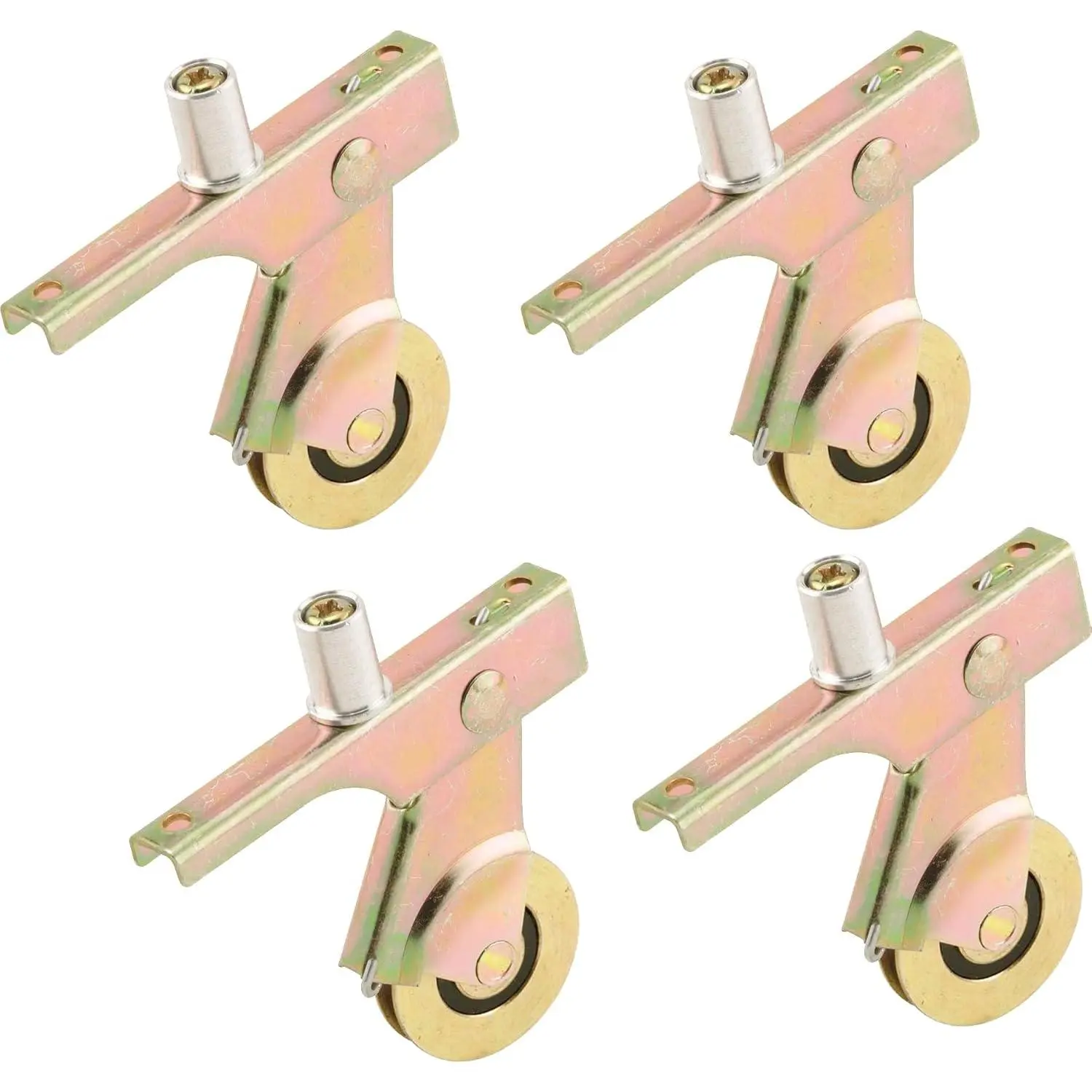 4 Pack Sliding Screen Door Tension Spring Fits for Bay Mills Doors, Replaces B 701, B 702 and B 814   Both Top and Bottom, 1" Concaved Steel Ball Bearing