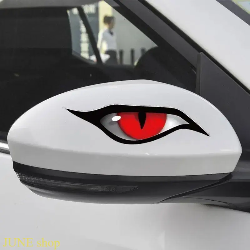 One Or Two Pairs Supernatural Eyes Vehicle Decals, Universal Rearview Mirror Decorative Stickers Suitable For Cars Motorcycles And Electric Vehicles For Daily Driving Road Trips And Personal Vehicle Exterior Customization