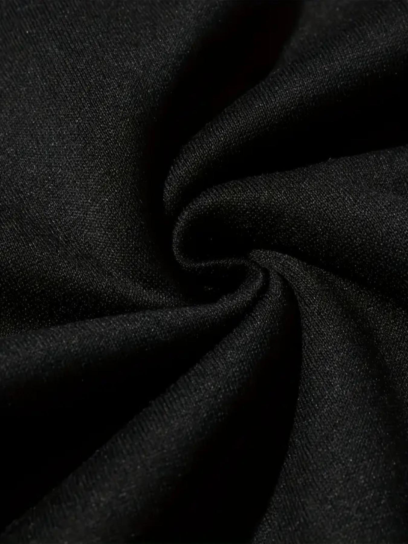 Men's Lheurystic 3D Digital Colorblock Long Sleeve T-Shirt, Casual Sporty Round Neck, Elastic Polyester Blend, Fall/winter