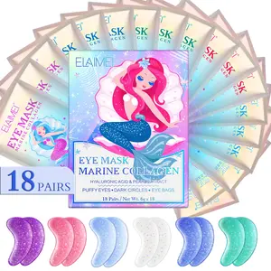 Elaimei Ocean Mask, Eye Patch, Soothing and Firming, Ideal for Morning Puffiness, Travel Essential, Perfect Birthday Gift