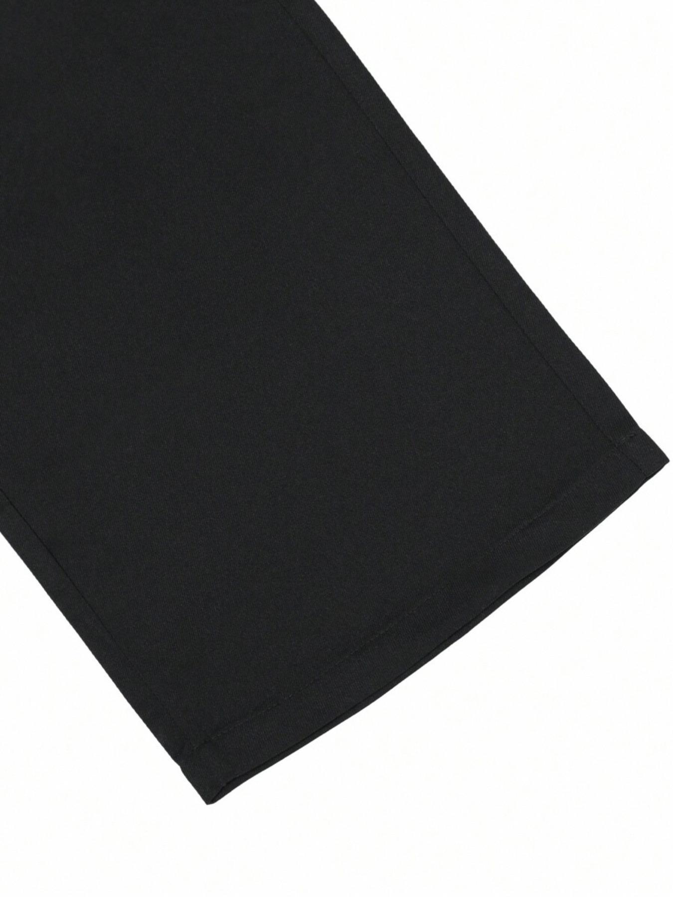 Men's Cargo Pants with Flap Pockets, Adjustable Drawstring Waist, Versatile Outdoor Casual Style for Active Lifestyles