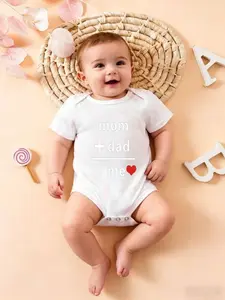 Printed Baby Triangle Romper with Math Formula Patterns, a lovely creation blessed with parents' love. This stylish and cute casual outfit is suitable for daily crawling and outdoor activities. The unisex newborn romper also makes a perfect gift for babie