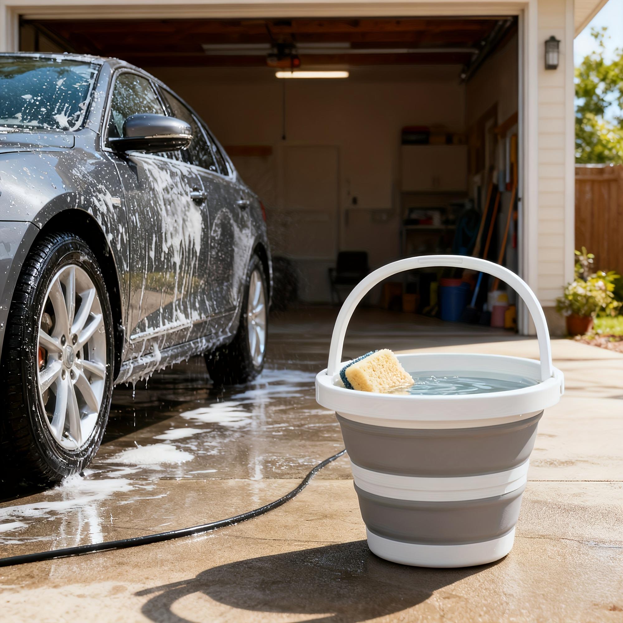 1.32/2.64gal Water Bucket |   Multifunctional |   Foldable Bucket, Durable And Space-saving |   Open Storage Box, Foldable, Portable And Easy to Store, Suitable for Cleaning, Washing, Watering Plants, Washing Cars, Fishi