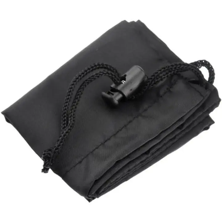 Reflex Camera Black Mini Travel Storage Pouch Bag compatible with Go Pro Hero Action Camera – Lightweight, Portable Polyester Case for Accessories, Protective Carry Bag for Headbands, Straps