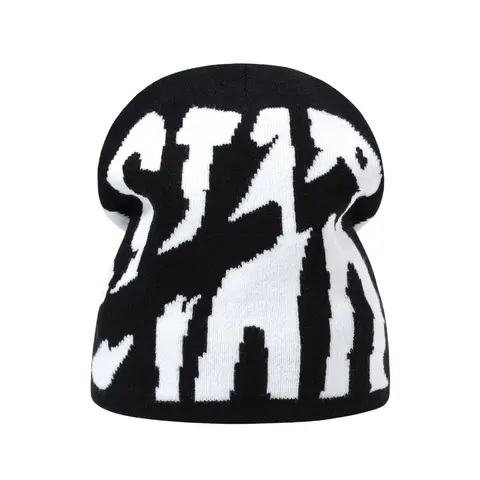 ZASTRAX Y2K Beanie for Men Women Knitted Hat Winter Cap Star Design Warm Casual Skullies Cold Weather Knit Outdoor