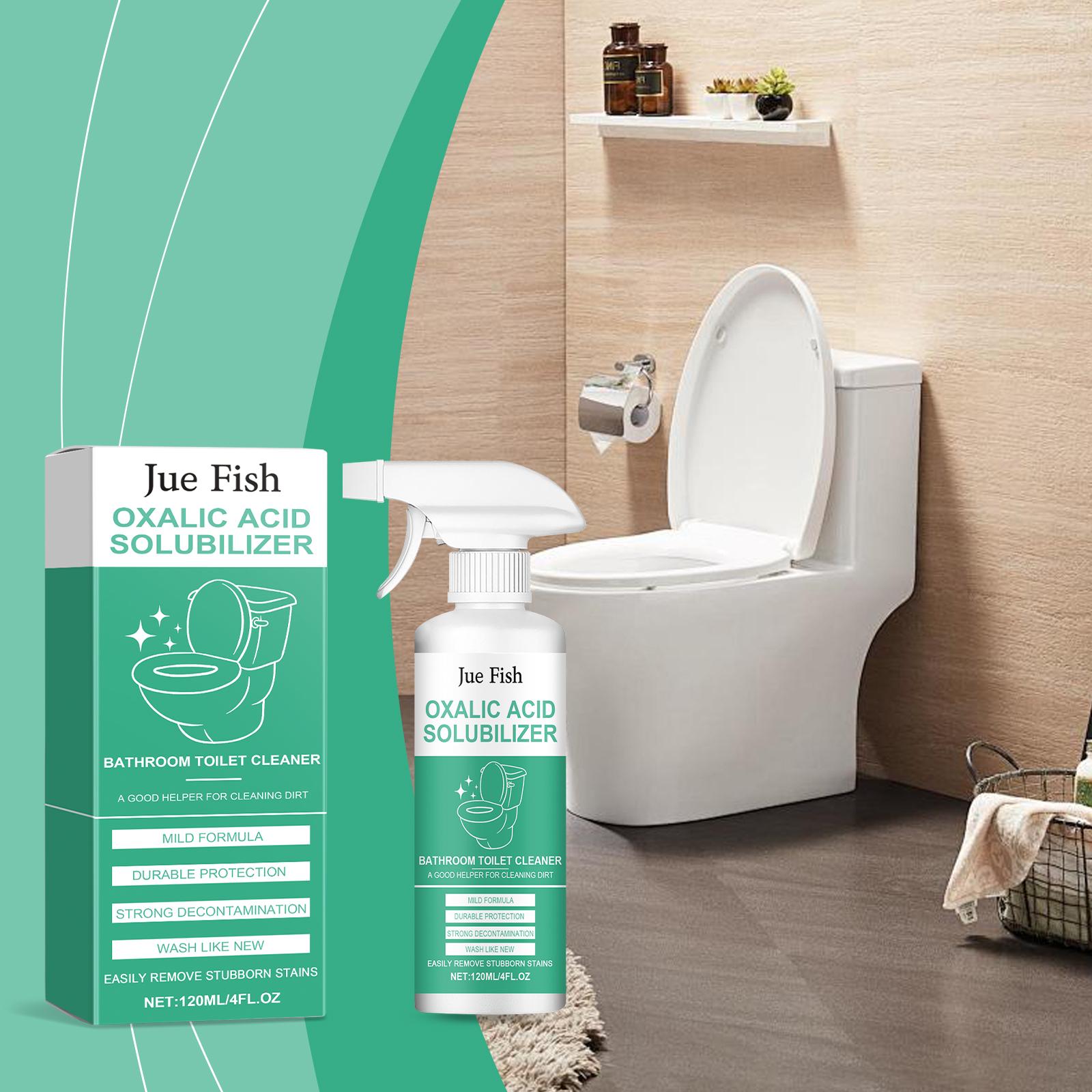 Jue-Fish Toilet Toilet Decontamination Cleaner, Multi-Effect Dirt Dissolver Toilet Tile Cement Floor Decontamination