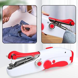 Sewing Machine, Quick Sew Mini Sewing Machine, Easy To Use For Adults Sewing Clothes, DIY, Travel