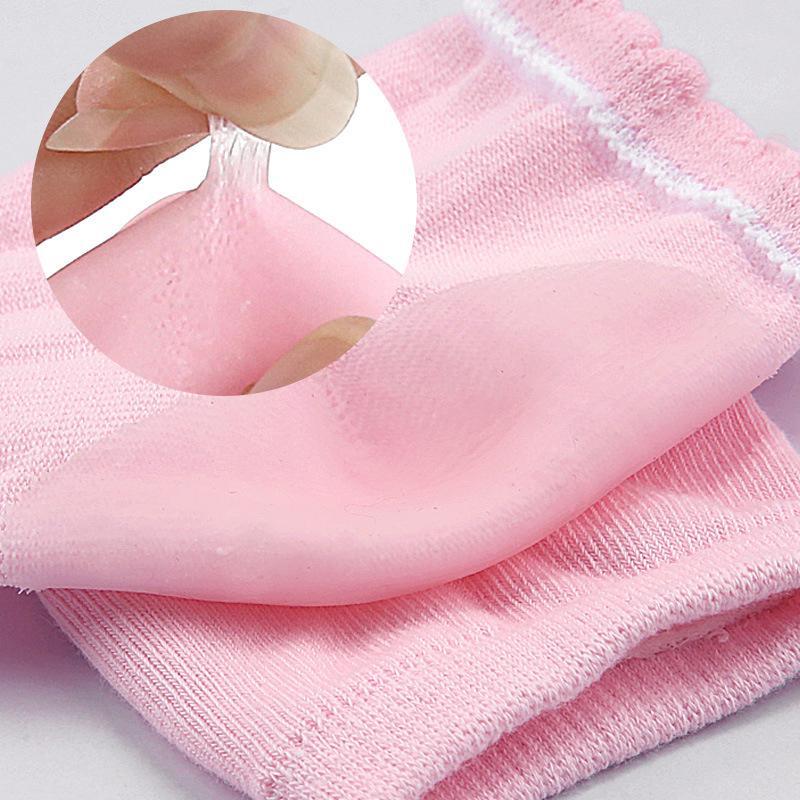 1Pairs Elbow Joint Arm Sleeve Gel Moisturizing Cover Breathable Dry Skin Moisturizing Elastic Elbow Protector Cover For SPA Home