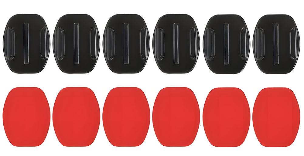 Camera Helmet Adhesive Sticky Flat Curved Mounts Adjustable Pivot Arm For GoPro Hero Insta360 DJI Osmo Action Camera Accessories