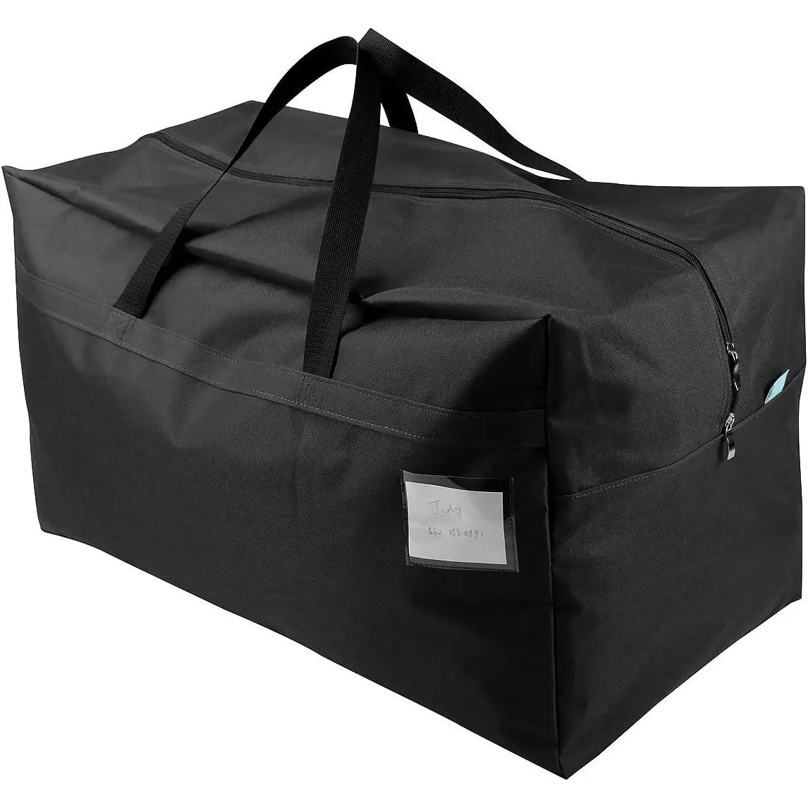 100L Large Ornament Storage Water Resistant Carry Bags Travel Duffel Tote | carry up to 100lbs,3-side zip opening,Christmas trees, festival decoration lights, or bedding sets, blankets, pillows, duvets