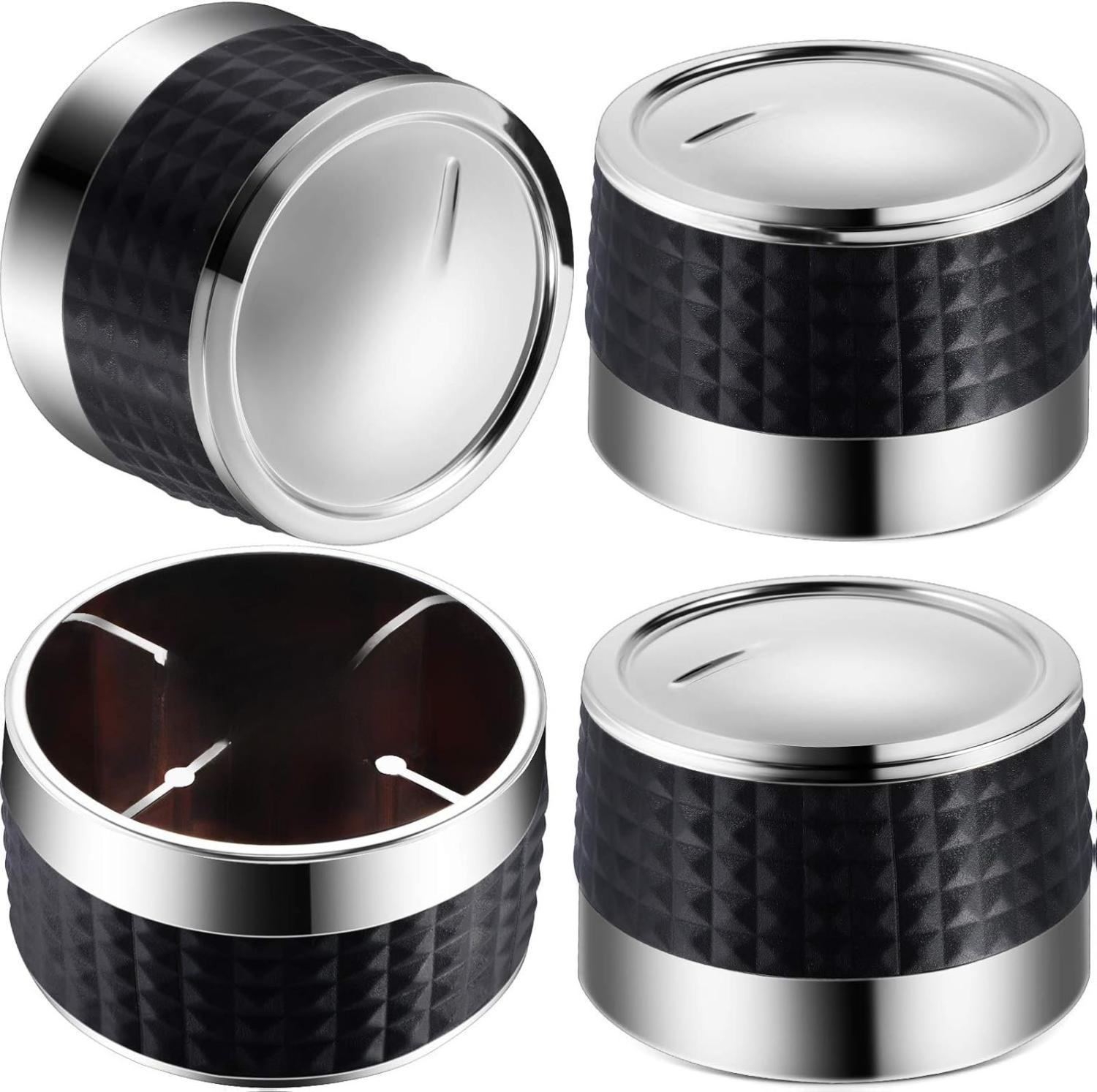 B BRAZIFY 4-Pack Gas Grill Replacement Knobs , D-Shape Valve Compatible with BBQ, Stove, and Outdoor Grilling Accessories