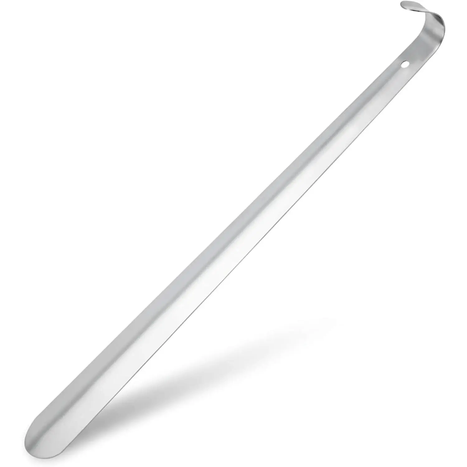 Heavy Duty Steel Footwear Shoe Horn Set - 16.5" Home, 11.8" Travel Sizes with 1.2mm & 2mm Thickness, Hanging Hole for Easy Storage