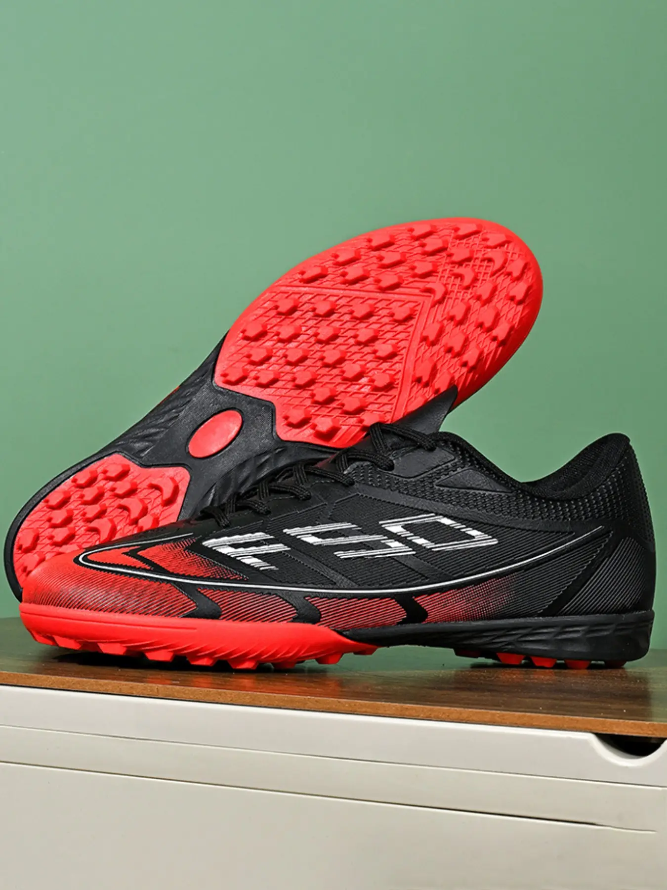 New Professional Soccer Shoes, Football Boots, Studs, Ankle Support, Anti-Slip Durable, Seamless Breathable, 4 Colors, Sizes 35-45, Outdoor Indoor Training