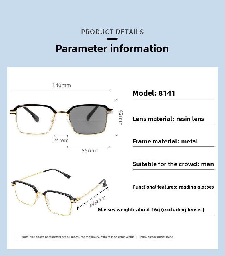 Auto-Adjusting HD Reading Glasses-Anti-Blue Light, UV Protection |   Perfect for Work, Travel & Everyday Comfort