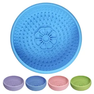 Silicone Dog Slow Feeder Bowl, Anti-Choking Design, Flower Snack Bowl, Neck Protection, Easy Clean, Cat and Dog Slow Feeding Bowl