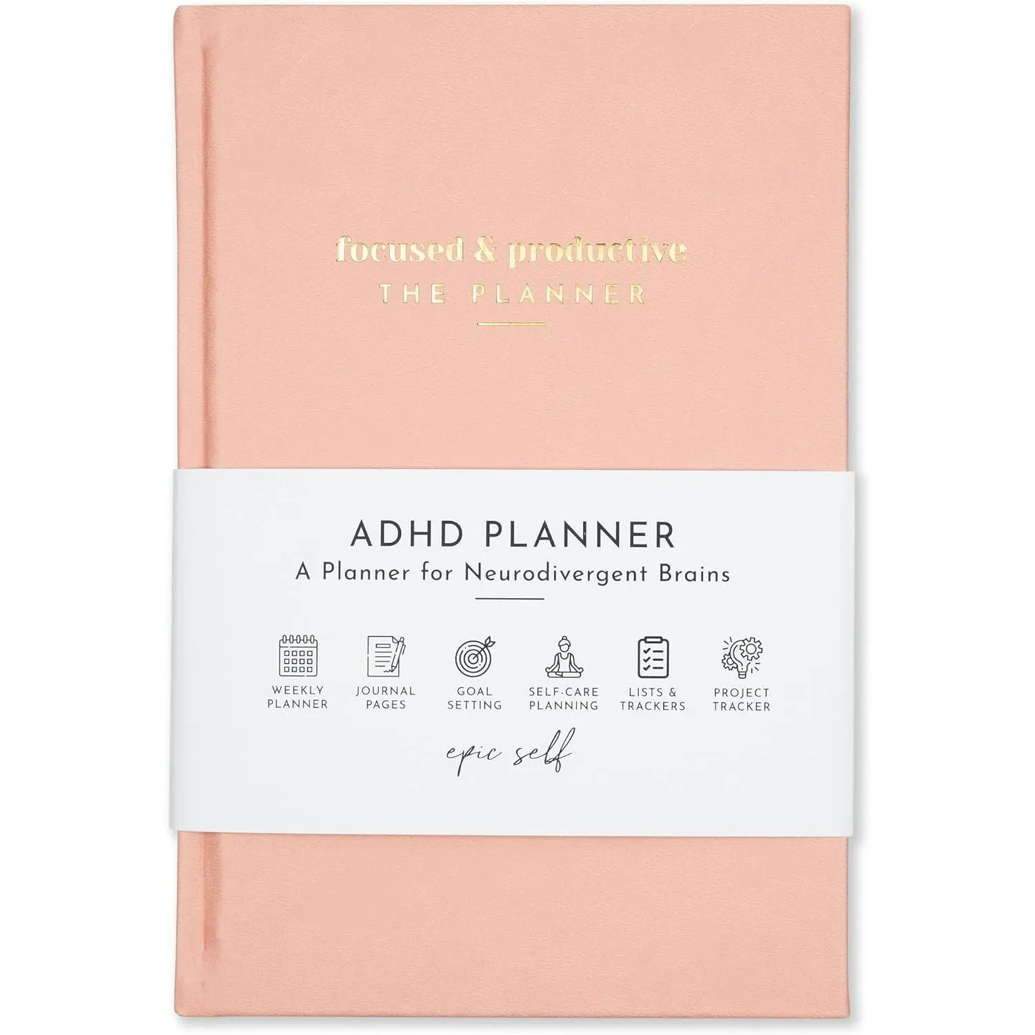 Planner for Adults: Focus Planner For Productivity - A planner for Neurodivergent Brains - Organization, Goal-Setting, and Time Management -  for Men and Women with