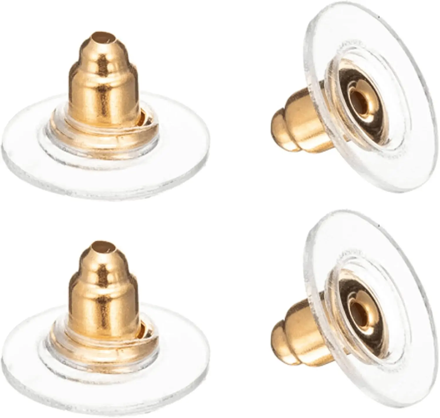 Earring Backs Replacements,Earring Backs for Droopy Ears/Studs 100 count