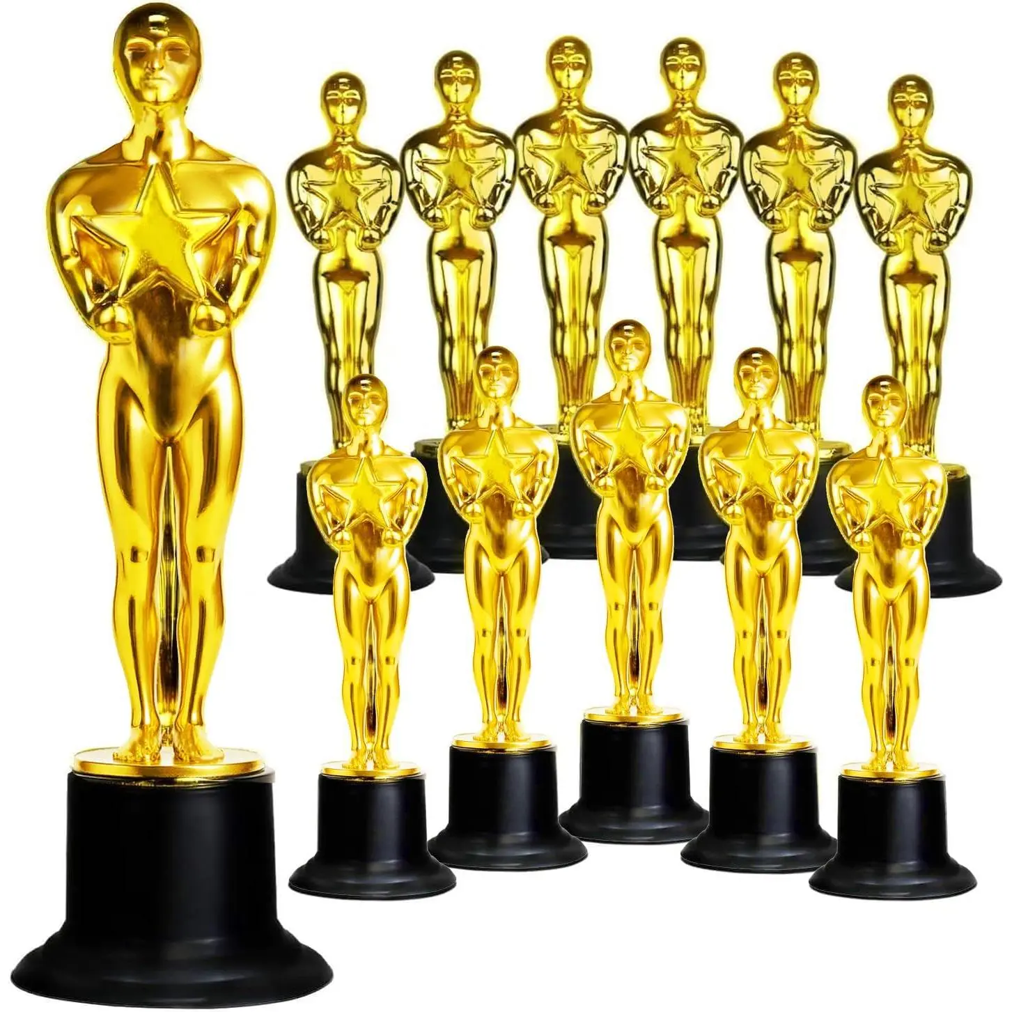 12-Pack 6"  Award Trophy, Award Statues, Statues Trophies for Award Ceremony, Appreciation  (Pack of 12)