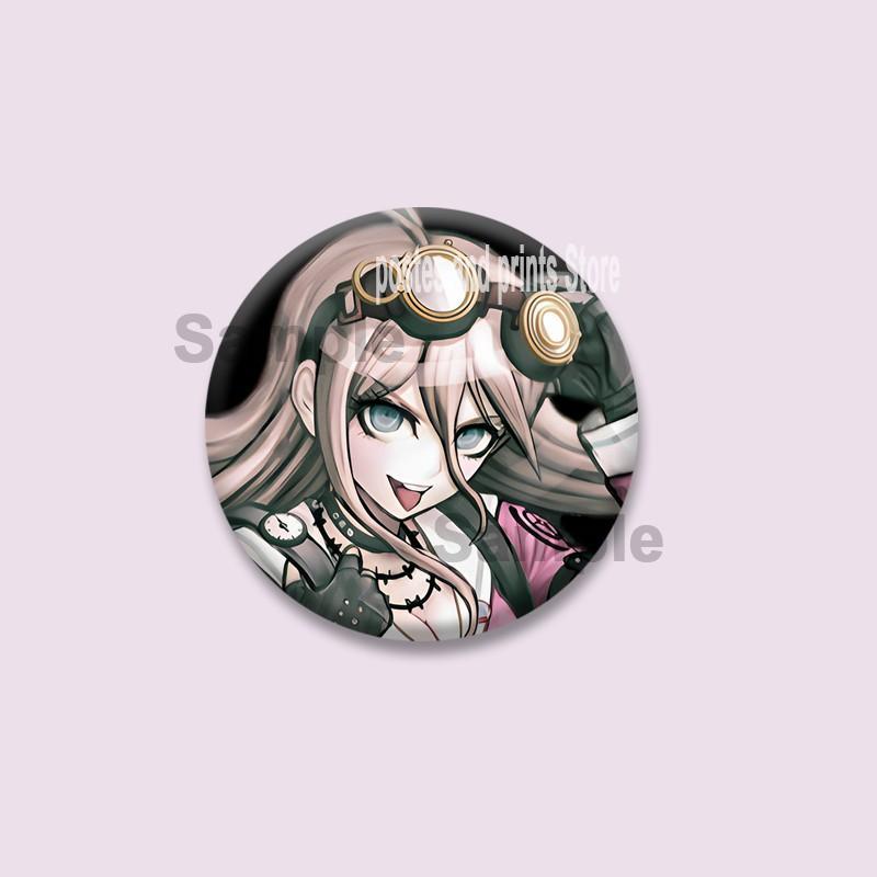 Custom Game Peripheral Danganronpa Round Badges DIY Coin Brooch on Backpack Cartoon Lapel Jewelry Pins Gifts for Kids Friends
