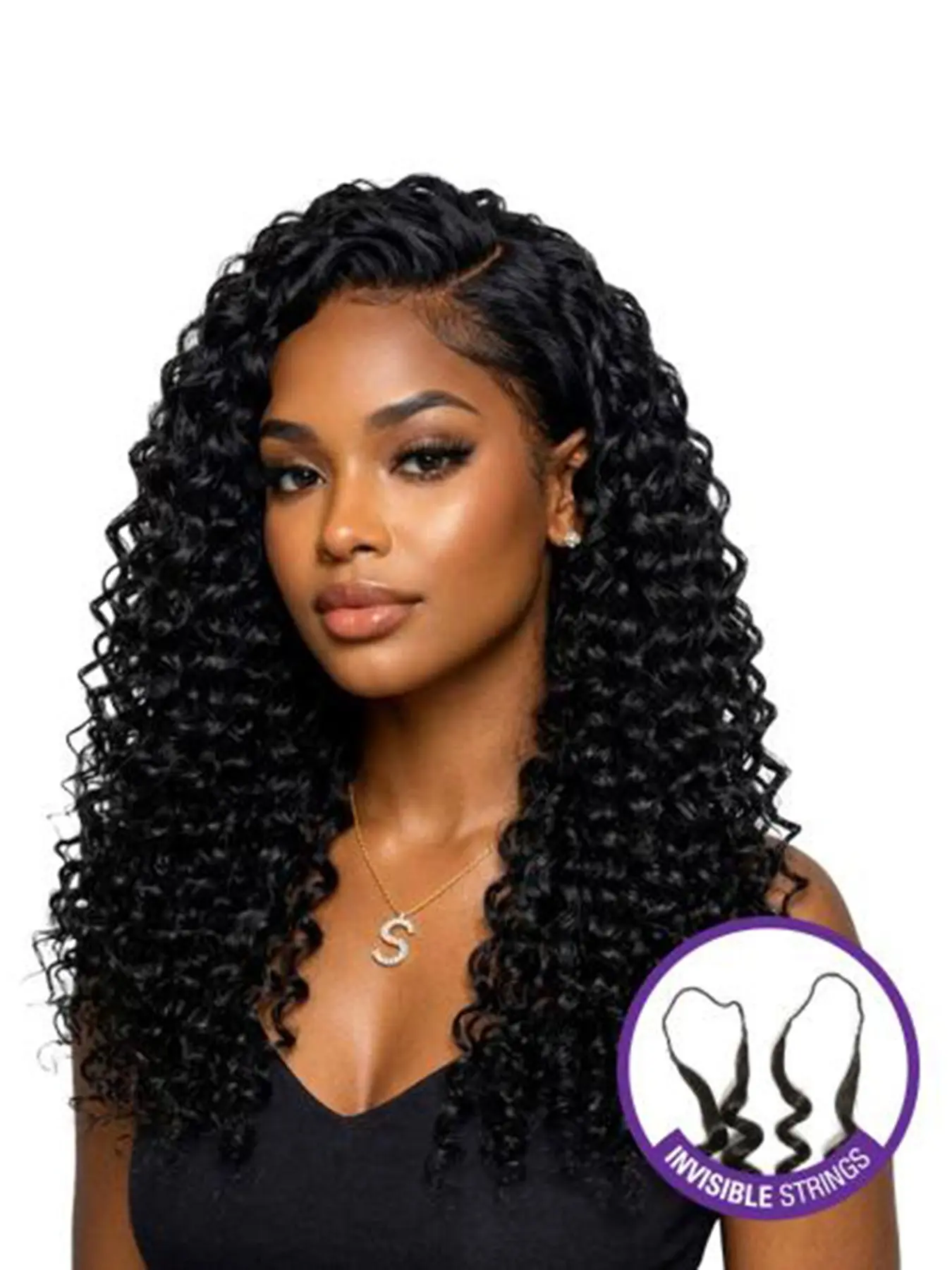 Deep Wave Feather Crochet Hair Human Hair Invisible Miracle Knots Crochet Hair Human Hair 60g Pre-Separated Human Crochet Hair Reusable Brazilian Human Hair Bundles Braiding Hair Black Color #4 Color and #27 Colors Curly Crochet Hair Human Hair Extensions