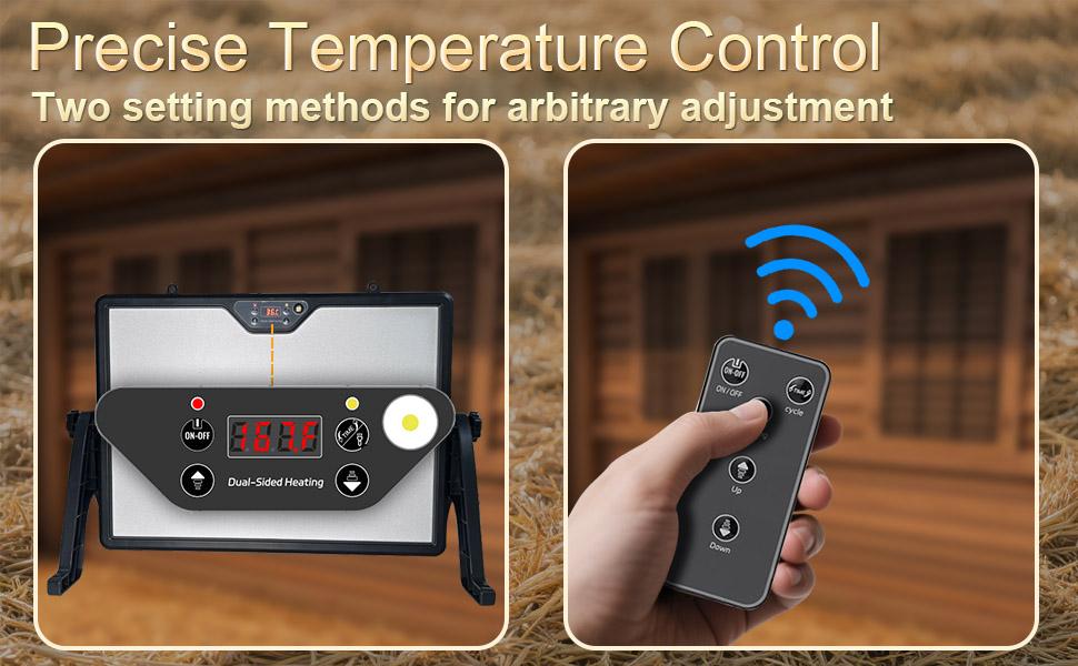 Brooder Plate For Chicks, Adjustable Height & Angle Chick Heat Plate For 30 Chicks, Chick Brooder Heating Plate With Remote Control, Chicken Coop Heater