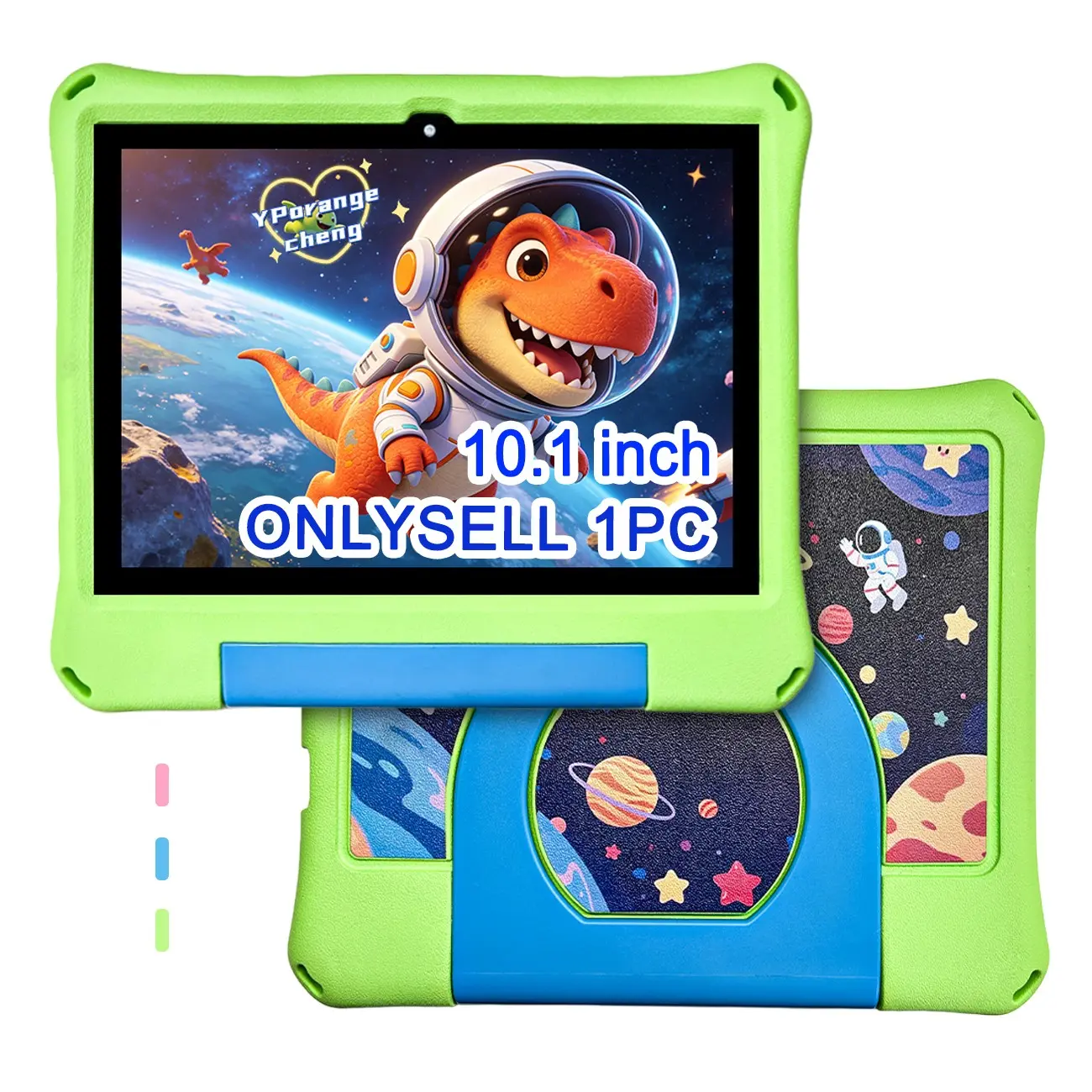 SummerFinds! 10.1 inch Children‘s Tablet Android, Portable 2-in-1 Learning & Entertainment Pad with Parental Control, Dual SIM Call Support, Bluetooth, WiFi, No Charger Included - Great for Kids to Watch Anime/Play Games/Learn on the Go