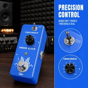 Electric Guitar Noise Gate, Professional Stage Effects Pedal, High-Quality Sound Processing, Ideal for Live Performances & Studio Use