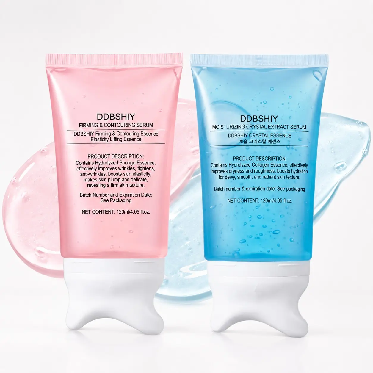 Dual-Effect Gua Sha Essence Set with Hyaluronic Acid, Includes Massage Gua Sha Head, Hydrating and Firming Care, Suitable for Face, Jawline, Neck, Shoulders, Body
