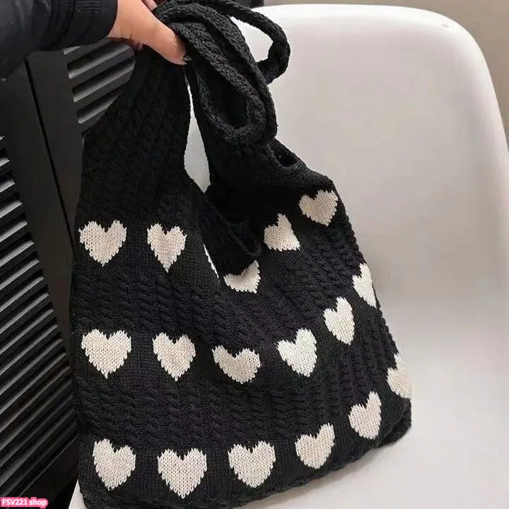 Women's Bohemian Sea Turtle Beach Bag, Crochet-Style Polyester Casual Handbags, Large Capacity Lightweight Open-Top Tote for Summer Vacation, Everyday Bag Handmade Tote Bag Handmade Eco Bags