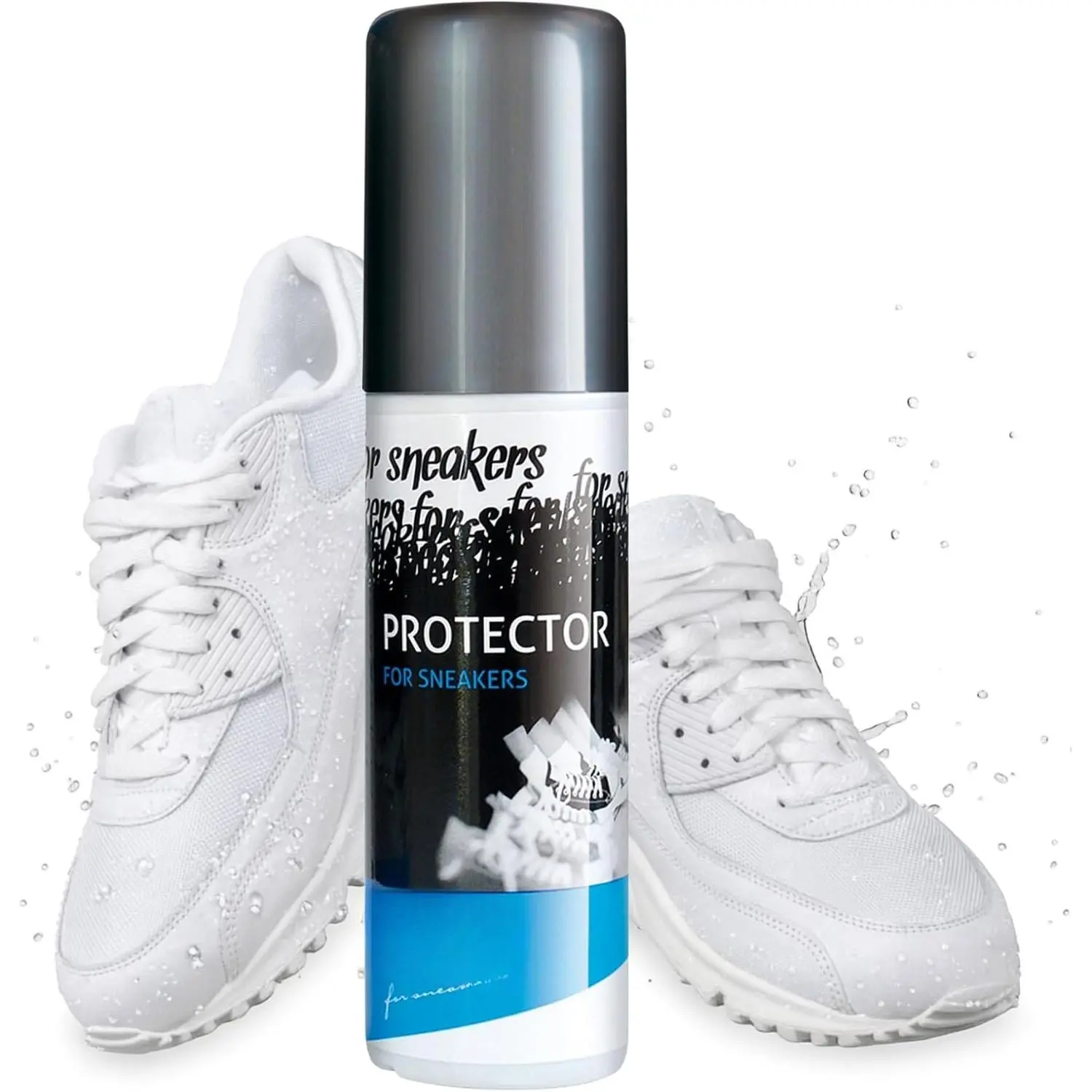 Sneakers Protector - Environmentally Friendly, Non-Aerosol Water Repellent & Dirt Protection  for Sneakers and Casual Shoes - 100ml / 3.38oz - Transparent