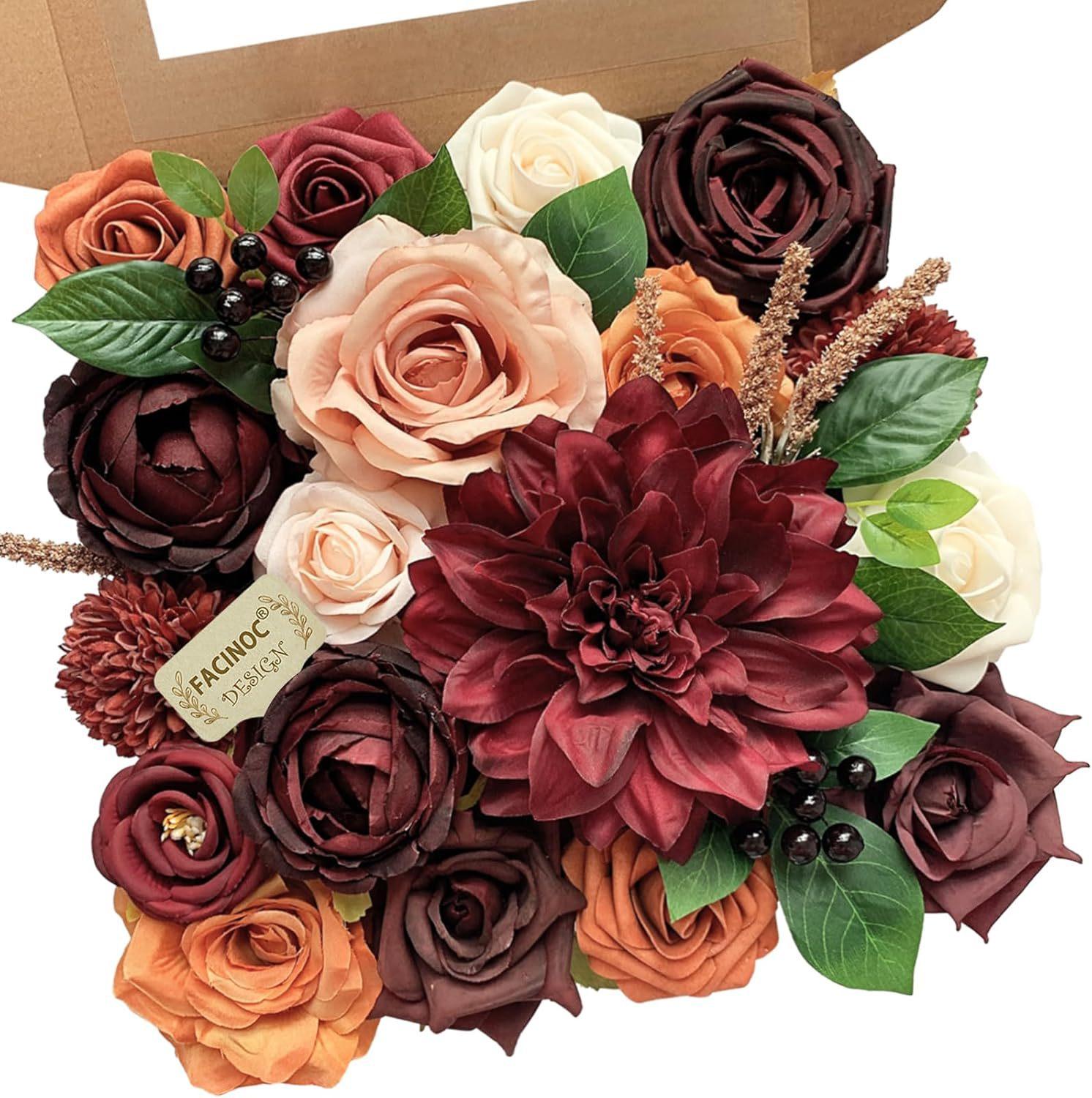 Aesthetic DIY Faux Rose Box Set| Real-Touch Artificial Flowers with Stems for Wedding Bouquets & Centerpieces| Romantic Forever Valentine's & Birthday Gift| Spring Home Decor Aesthetic DIY Faux Rose Box Set| Real-Touch Artificial Flowers with Stems for Wedding Bouquets & Centerpieces| Romantic Forever Valentine's & Birthday Gift| Spring Home Decor