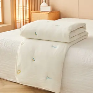 1pc Ultra-Soft Summer Cooling Blanket - Bubble Mesh Pleated Cool Quilt, Soft And Comfortable Suitable, for Hot Sleepers, Made of High-Quality Polyester Fabric Filling, Machine Washable, Suitable for Bedrooms, Hotels, Guest Rooms, And More