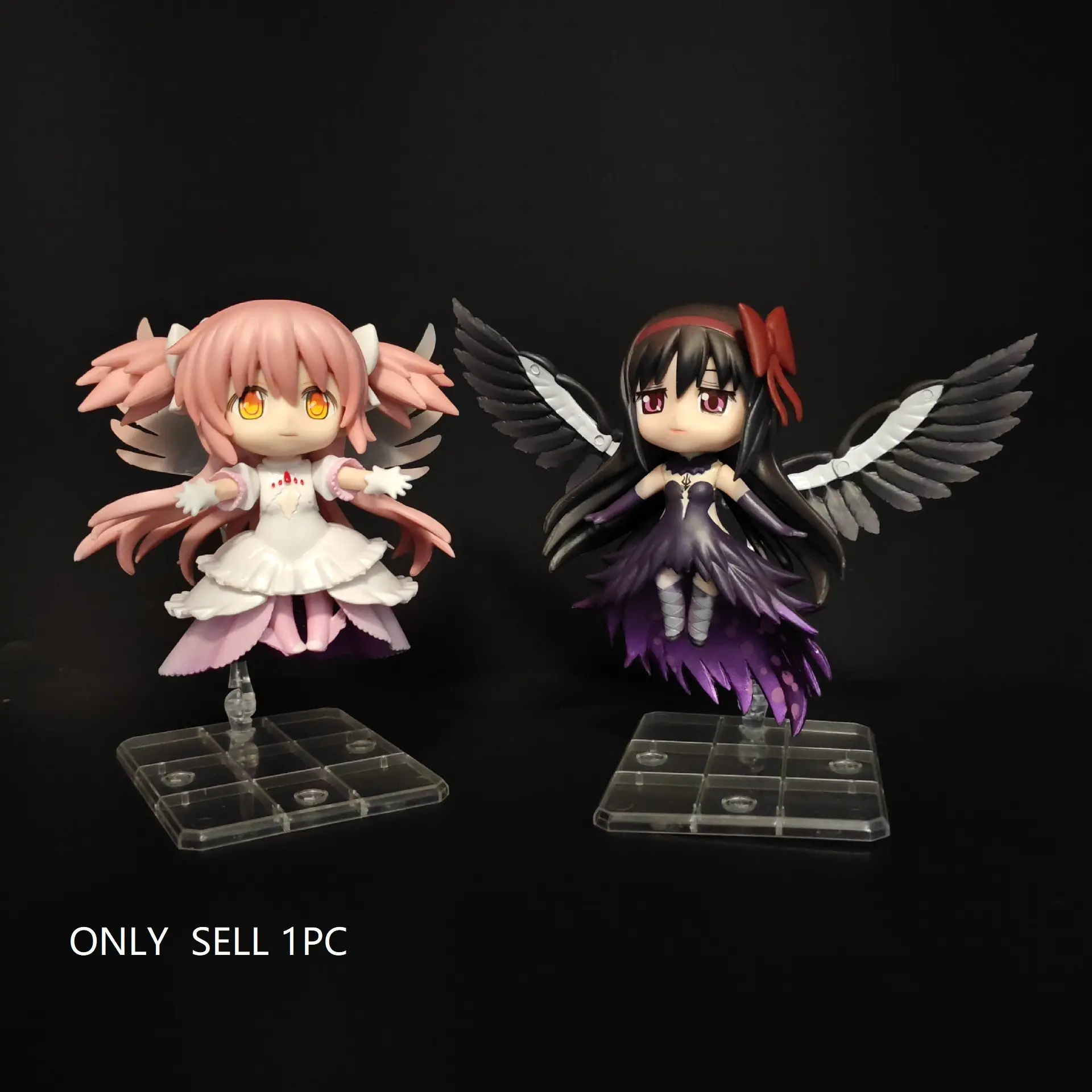 New Q Version Madoka Magica Model, Cute Anime Figure Desktop Decoration, Collectible Character Statue, Perfect Gift for Fans